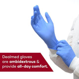 Blue Nitrile Exam Gloves - 200s Count