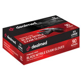 Black Nitrile Exam Gloves