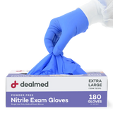 Blue Nitrile Exam Gloves - 200s Count