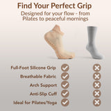 Pilates Socks for Women (2 Pairs)