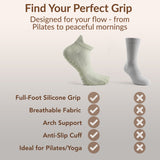 Pilates Socks for Women (2 Pairs)