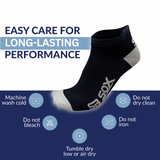 2-pair Lowcut Compression Socks (15-20mmHg)
