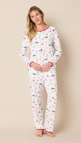 A Merry Little Stroll Pima Knit Simple Set