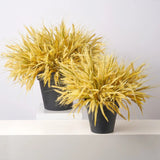 Faux Triticum Wheat Bush Outdoor Fall Urn Filler Potted Bush Arrangement - Available in 2 Sizes