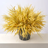 Faux Triticum Wheat Bush Outdoor Fall Urn Filler Potted Bush Arrangement - Available in 2 Sizes
