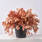 Autumn Terracotta Privet Bush Faux Foliage Outdoor Urn Filler Summer Fall Front Porch Arrangement - Available in 2 Sizes