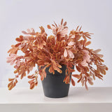 Autumn Terracotta Privet Bush Faux Foliage Outdoor Urn Filler Summer Fall Front Porch Arrangement - Available in 2 Sizes