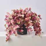 Realistic Mauve Green Aspen Leaf Fall Foliage Vine Potted Outdoor Urn Filler Arrangement - Available in 2 Sizes