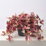 Realistic Mauve Green Aspen Leaf Fall Foliage Vine Potted Outdoor Urn Filler Arrangement - Available in 2 Sizes
