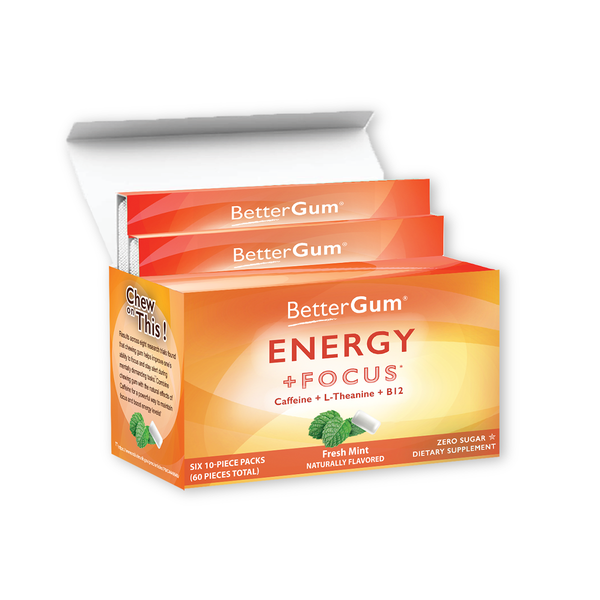BetterGum Energy + Focus Gum