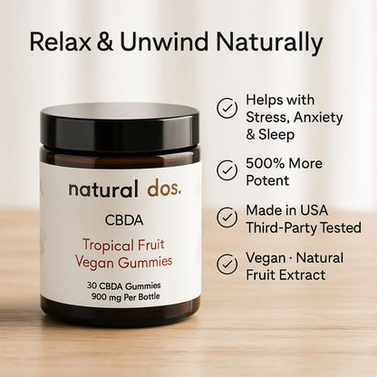 Vegan Tropical CBDA Gummies