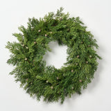 Real Touch Seeding Juniper Berry Large Christmas & Winter Front Door Wreath