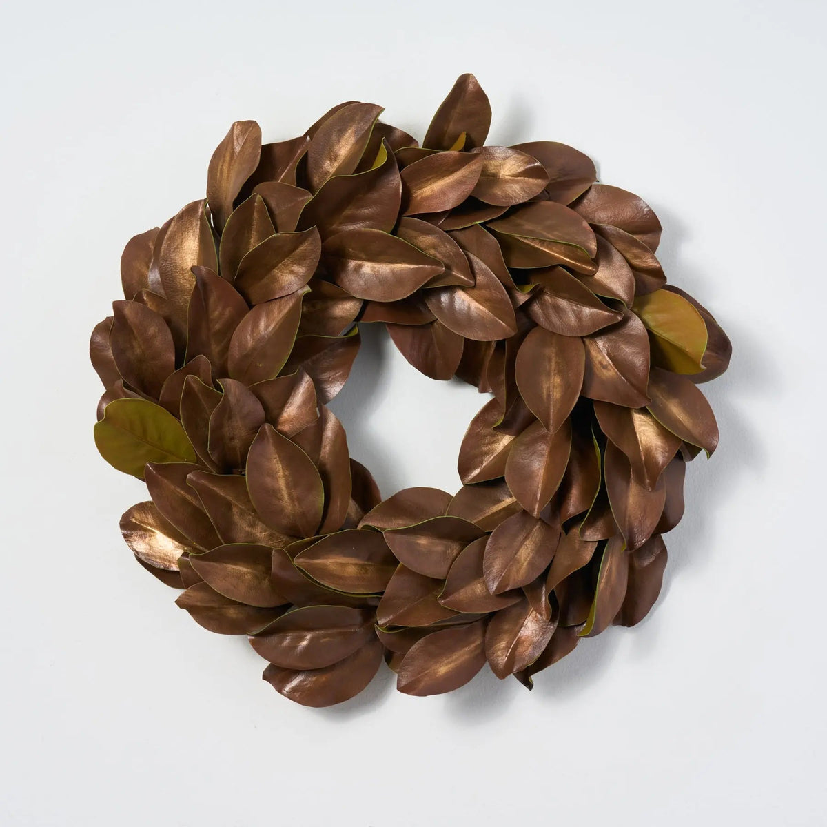Classic Real Touch Golden Brown Magnolia Fall Front Door Wreath - Available in 2 Sizes