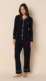 Classic Pima Knit Pajama - Midnight