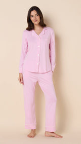 Classic Pima Knit Pajama - Pink Moment