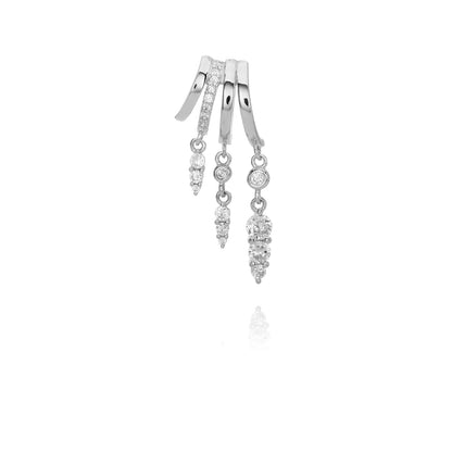 Cleo Hoop Illusion Earrings