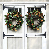 Classic Real Touch Magnolia Leaf All Seasons Front Door Wreath 24"