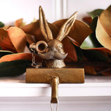 Eric + Eloise Bronzed Aluminum Stocking Holders