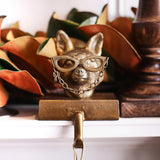 Eric + Eloise Bronzed Aluminum Stocking Holders