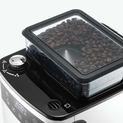 Melitta® Aroma Fresh™ Plus 10-Cup Grind & Brew Coffee Maker | Auto Drip, Programmable | Built-in Conical Grinder | Black