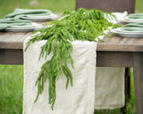 Norfolk Collection - Real Touch Norfolk Pine Christmas Holiday Front Door Garland Table Runner
