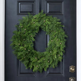 Real Touch Seeding Juniper Berry Large Christmas & Winter Front Door Wreath