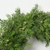 Real Touch Seeding Juniper Berry Large Christmas & Winter Front Door Wreath