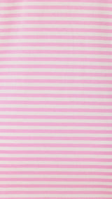 Essential Stripe Pima Knit Capri Set - Pink Moment