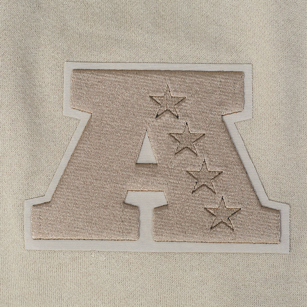 NFL INDIANAPOLIS COLTS NEUTRAL MEN'S DROP  SHOULDER FLC PO HOODIE (TAUPE)