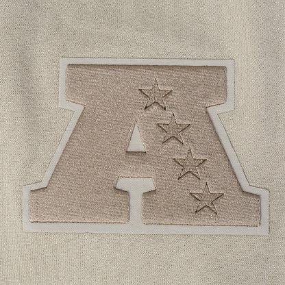 NFL INDIANAPOLIS COLTS NEUTRAL MEN'S DROP  SHOULDER FLC PO HOODIE (TAUPE)