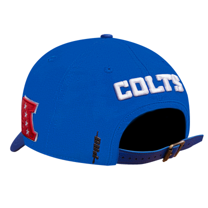 NFL INDIANAPOLIS COLTS MASHUP UNISEX DAD HAT (ROYAL BLUE)