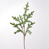 Lifelike Green Spruce Pine Faux Christmas Greenery Branch Stem - 34"