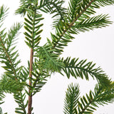 Lifelike Green Spruce Pine Faux Christmas Greenery Branch Stem - 34"