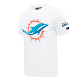 NFL MIAMI DOLPHINS MASHUP MEN'S TEE (WHITE)