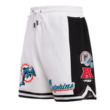 NFL MIAMI DOLPHINS RETRO CLASSIC MEN'S 2.0 SHORT (WHITE/BLACK)