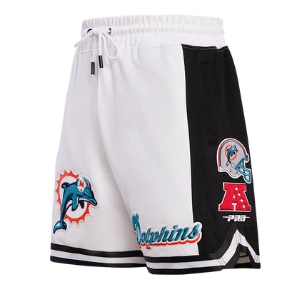 NFL MIAMI DOLPHINS RETRO CLASSIC MEN'S 2.0 SHORT (WHITE/BLACK)
