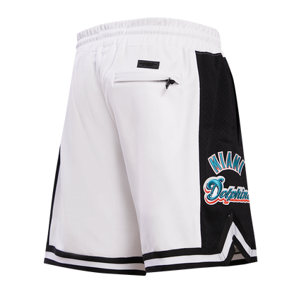 NFL MIAMI DOLPHINS RETRO CLASSIC MEN'S 2.0 SHORT (WHITE/BLACK)