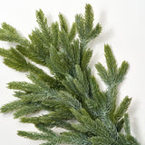 Real Touch Wintergreen Fraser Fir Christmas Holiday Faux Greenery Mantle Doorway Garland