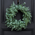 Gray-Green Eucalyptus Everyday All Seasons Front Door Wreath