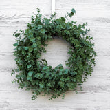 Gray-Green Eucalyptus Everyday All Seasons Front Door Wreath
