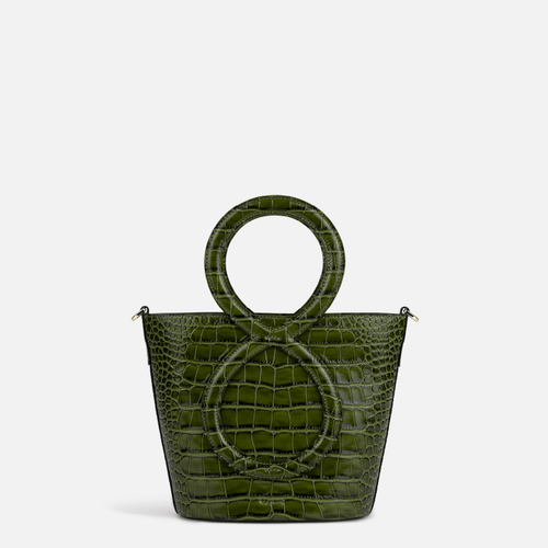 Infinity Bag 18 M - Green Embossed