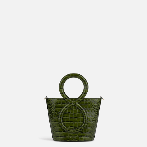 Infinity Bag 14 S - Green Embossed