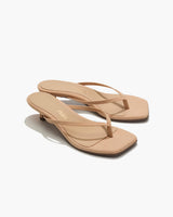 Square Toe Julia Suede - Sunkissed