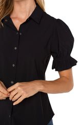 SNAP FRONT KNIT SHIRT
