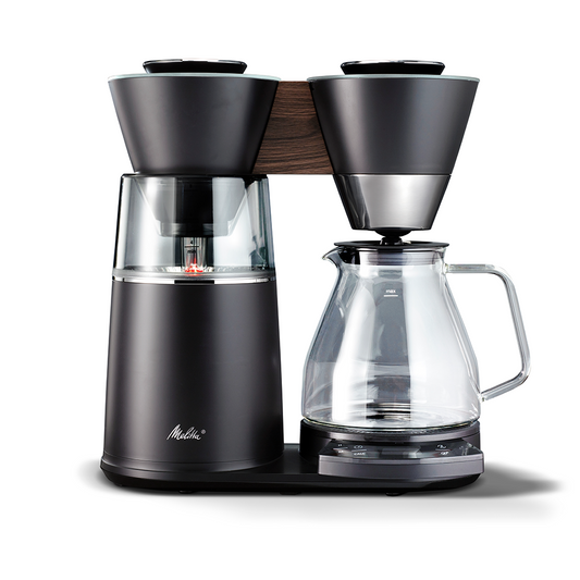 Melitta® Vision™ 12-Cup Luxe Drip Coffee Maker | Painted Black | Auto, Programmable