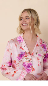 Morning in Savannah Silk Long-Sleeved Pajama