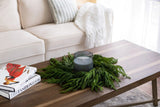 Norfolk Collection - Real Touch Norfolk Pine Front Door Christmas Holiday Winter Wreath - 2 Size Options Available