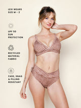 High Hip Crossover Bottoms in Sugar