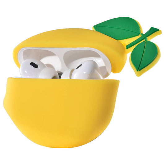 Lemon Silicone Case + Cleaning Tool for AirPods Pro®