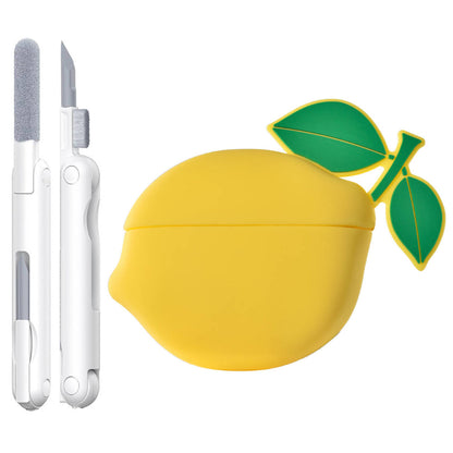 Lemon Silicone Case + Cleaning Tool for AirPods Pro®